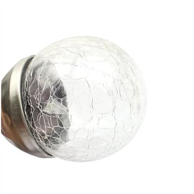 Set 4 lampi solare pentru gradina LED model glob de sticla Set 4 lampi solare pentru gradina LED model glob de sticla