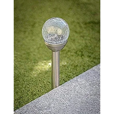 Set 4 lampi solare pentru gradina LED model glob de sticla Set 4 lampi solare pentru gradina LED model glob de sticla