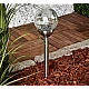 Set 4 lampi solare pentru gradina LED model glob de sticla Set 4 lampi solare pentru gradina LED model glob de sticla