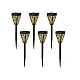 Set 6 lampi solare decorative pentru gradina alb cald model triunghi Set 6 lampi solare decorative pentru gradina alb cald model triunghi