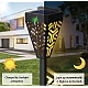 Set 6 lampi solare decorative pentru gradina alb cald model triunghi Set 6 lampi solare decorative pentru gradina alb cald model triunghi