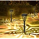 Set 6 lampi solare decorative pentru gradina alb cald model triunghi Set 6 lampi solare decorative pentru gradina alb cald model triunghi