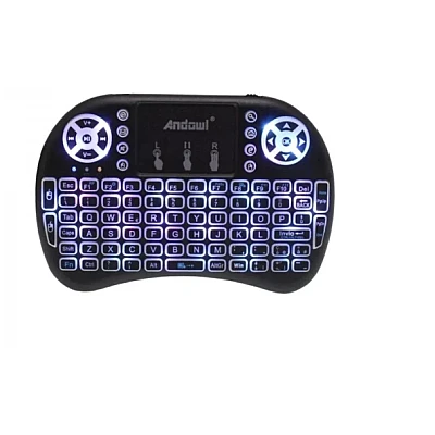 Tastatura Mini Wireless Q K07 cu Touchpad 2.4 GHz Iluminare RGB 7 Culori Tastatura Mini Wireless Q K07 cu Touchpad 2.4 GHz Iluminare RGB 7 Culori