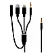 Cablu Adaptor Auxiliar Audio Jack 3.5mm 4in1 Andowl Q SX12 Cablu Adaptor Auxiliar Audio Jack 3.5mm 4in1 Andowl Q SX12