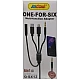 Cablu Adaptor Auxiliar Audio Jack 3.5mm 4in1 Andowl Q SX12 Cablu Adaptor Auxiliar Audio Jack 3.5mm 4in1 Andowl Q SX12