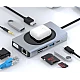 Hub cu 9 porturi diferite Q HU666 si incarcare wireless Hub cu 9 porturi diferite Q HU666 si incarcare wireless