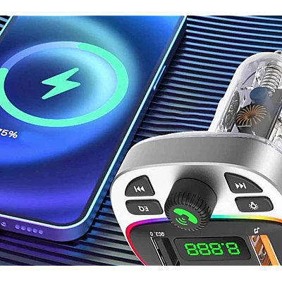 Modulator auto Q C666 handsfree USB FM Bluetooth 20W Modulator auto Q C666 handsfree USB FM Bluetooth 20W