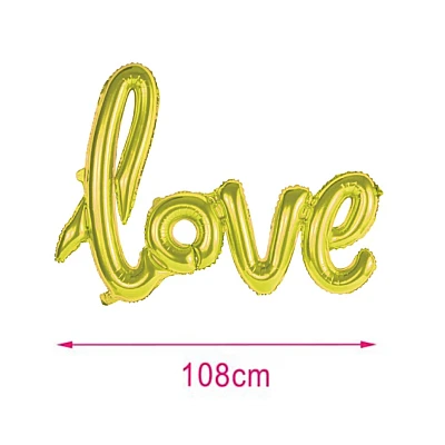 Balon din folie PartyGo Love FB 0522 Auriu Balon din folie PartyGo Love FB 0522 Auriu