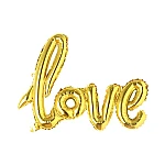 Balon din folie PartyGo Love FB 0522 Auriu
