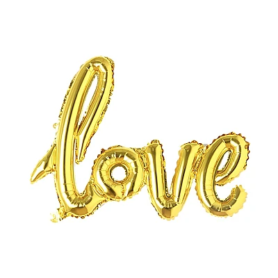 Balon din folie PartyGo Love FB 0522 Auriu Balon din folie PartyGo Love FB 0522 Auriu