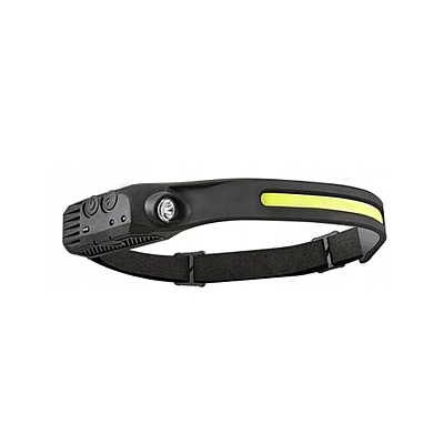 Lanterna frontala de cap LED USB AS 51737 Negru Lanterna frontala de cap LED USB AS 51737 Negru