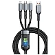 Cablu de date 3 IN 1 afisaj digital PD100W Lightning/ Type C/Micro Cablu de date 3 IN 1 afisaj digital PD100W Lightning/ Type C/Micro