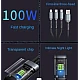 Cablu de date 3 IN 1 afisaj digital PD100W Lightning/ Type C/Micro Cablu de date 3 IN 1 afisaj digital PD100W Lightning/ Type C/Micro