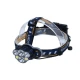 Lanterna frontala de cap 6 LED prindere pe cap RD C085 Negru Galben