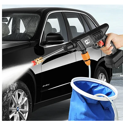 Aparat de spalat electric cu presiune puternica 2 acumulatori 48V 8L/min 25 Bari Aparat de spalat electric cu presiune puternica 2 acumulatori 48V 8L/min 25 Bari