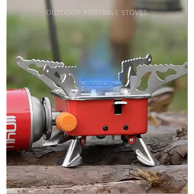 Mini arzator cu butelie inclusa pentru drumetii Mini arzator cu butelie inclusa pentru drumetii