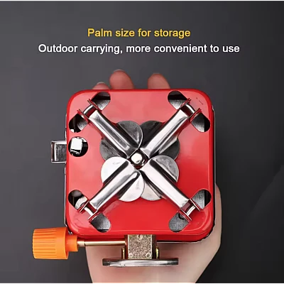 Mini arzator cu butelie inclusa pentru drumetii Mini arzator cu butelie inclusa pentru drumetii