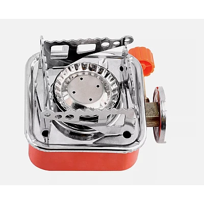 Mini arzator cu butelie inclusa pentru drumetii Mini arzator cu butelie inclusa pentru drumetii