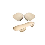 Set 3 huse scaun auto pentru sezut Bej