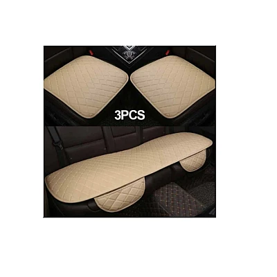 Set 3 huse scaun auto pentru sezut Bej