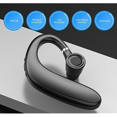Casca wireless S109 Bluetooth 5.0 Reducerea zgomotului Negru Casca wireless S109 Bluetooth 5.0 Reducerea zgomotului Negru