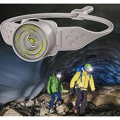 Lanterna de Cap G25 Frontala LED Alb si Color Banda Flexibila USB C Lanterna de Cap G25 Frontala LED Alb si Color Banda Flexibila USB C