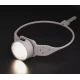 Lanterna de Cap G25 Frontala LED Alb si Color Banda Flexibila USB C