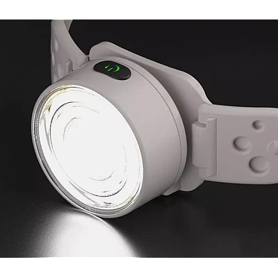 Lanterna de Cap G25 Frontala LED Alb si Color Banda Flexibila USB C Lanterna de Cap G25 Frontala LED Alb si Color Banda Flexibila USB C