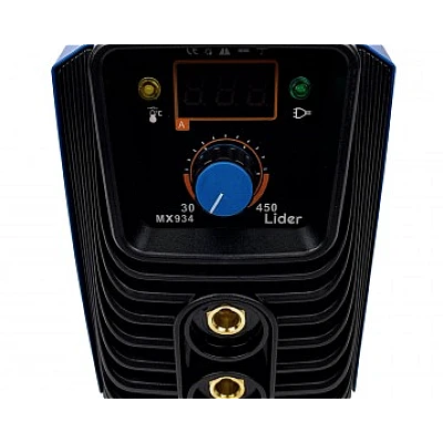 Aparat sudura LIDER PREMIUM MMA 450 A MX934 afisaj electronic cablu 12mm / 3m valiza transport Aparat sudura LIDER PREMIUM MMA 450 A MX934 afisaj electronic cablu 12mm / 3m valiza transport