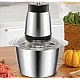 Tocator Electric Multifunctional Q JR842 650W cu 2 Viteze din Inox pentru Carne Fructe si Legume Capacitate 3L Tocator Electric Multifunctional Q JR842 650W cu 2 Viteze din Inox pentru Carne Fructe si Legume Capacitate 3L