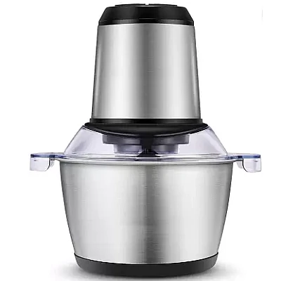Tocator Electric Multifunctional Q JR842 650W cu 2 Viteze din Inox pentru Carne Fructe si Legume Capacitate 3L Tocator Electric Multifunctional Q JR842 650W cu 2 Viteze din Inox pentru Carne Fructe si Legume Capacitate 3L