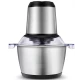 Tocator Electric Multifunctional Q JR842 650W cu 2 Viteze din Inox pentru Carne Fructe si Legume Capacitate 3L