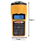 Telemetru electronic profesional cu Laser Andowl Q C3007 portocaliu Telemetru electronic profesional cu Laser Andowl Q C3007 portocaliu