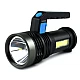Lanterna cu LED Q LED556 cu 1000 lumeni acumulator integrat lumina laterala COB negru Lanterna cu LED Q LED556 cu 1000 lumeni acumulator integrat lumina laterala COB negru