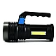 Lanterna cu LED Q LED556 cu 1000 lumeni acumulator integrat lumina laterala COB negru Lanterna cu LED Q LED556 cu 1000 lumeni acumulator integrat lumina laterala COB negru