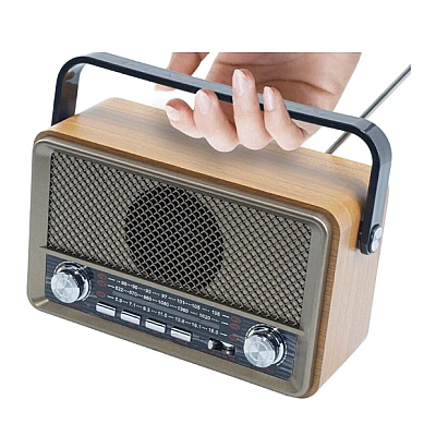 Radio portabil FM stil Retro Q-SY500 Bluetooth USB AUX TF Radio portabil FM stil Retro Q-SY500 Bluetooth USB AUX TF