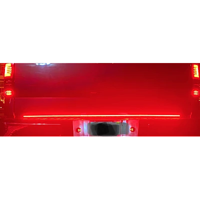 Banda LED autoadeziva rosu galben alb Iluminare 1.5M 12V pentru masina