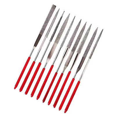 Set 10 Pile de precizie diamantate Diverse Forme 3x140x6 mm GR65006 Set 10 Pile de precizie diamantate Diverse Forme 3x140x6 mm GR65006