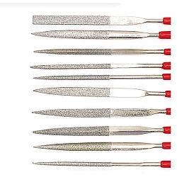 Set 10 Pile de precizie diamantate Diverse Forme 3x140x6 mm GR65006 Set 10 Pile de precizie diamantate Diverse Forme 3x140x6 mm GR65006