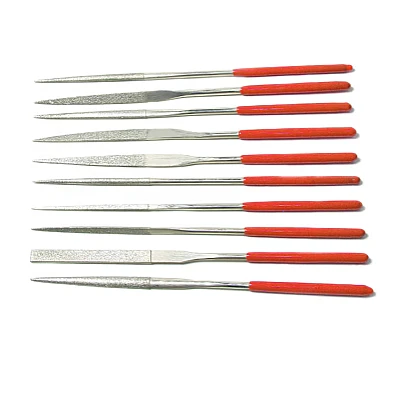 Set 10 Pile de precizie diamantate Diverse Forme 3x140x6 mm GR65006 Set 10 Pile de precizie diamantate Diverse Forme 3x140x6 mm GR65006
