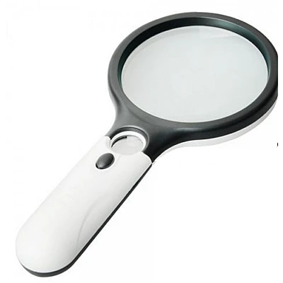 Lupa profesionala cu 3 LED pentru birou cu baterii Lupa profesionala cu 3 LED pentru birou cu baterii