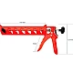 Suport Pistol de calafat 400 ml colorat Suport Pistol de calafat 400 ml colorat