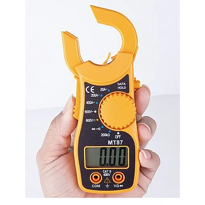 Clampmetru mic galben multifunctional MT87 AC/DC Clampmetru mic galben multifunctional MT87 AC/DC