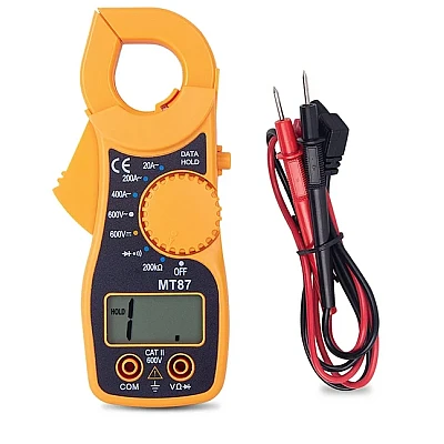 Clampmetru mic galben multifunctional MT87 AC/DC Clampmetru mic galben multifunctional MT87 AC/DC