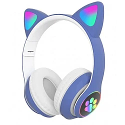 Casti fara fir pentru copii RD B450 Bluetooth design urechi pisica