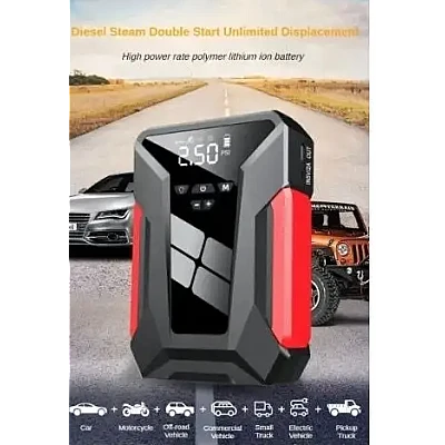 Pornitor portabil Q D0250 pentru baterie auto cu Power Bank si compresor 1500mAh Pornitor portabil Q D0250 pentru baterie auto cu Power Bank si compresor 1500mAh