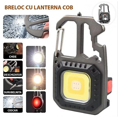 Breloc cu lanterna Andowl Q D911 LED COB multifunctional Breloc cu lanterna Andowl Q D911 LED COB multifunctional