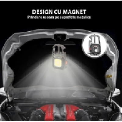 Breloc cu lanterna Andowl Q D911 LED COB multifunctional Breloc cu lanterna Andowl Q D911 LED COB multifunctional