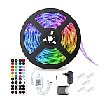 Kit Banda LED RGB Andowl Q T168 de 5 Metri Sincronizare Muzicala Bluetooth Controlul Aplicatie