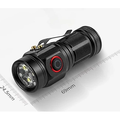 Mini lanterna de mana W5182 puternica cu 3 LED Mini lanterna de mana W5182 puternica cu 3 LED